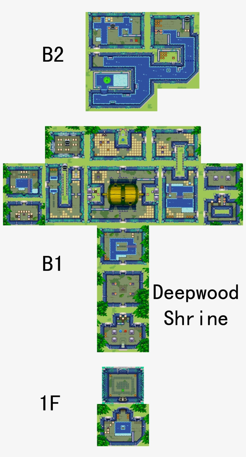 Legend Of Zelda, The - Zelda The Minish Cap Deepwood Shrine, transparent png download