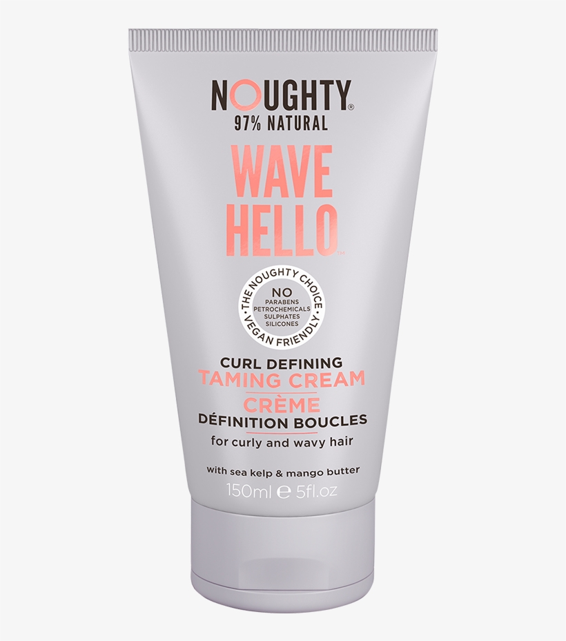 Wave Hello Curl Taming Cream - Noughty Haircare Noughty Wave Hello Curl Taming Cream, transparent png download