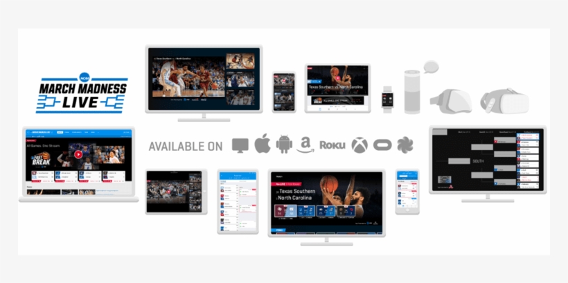 Turner's March Madness Live To Stream Across 16 Platforms - Ncaa Men's Division I Basketball Tournament, transparent png download