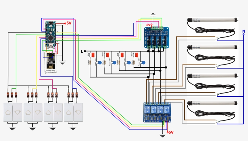 Blinds Control Prjczptrlo - Blinds Control Arduino Relay, transparent png download