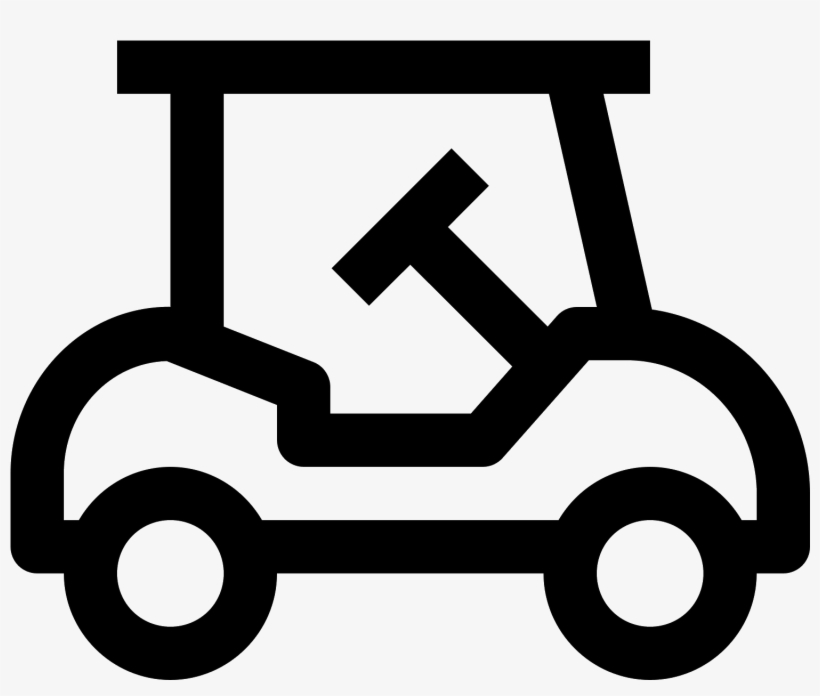 Golf Cart Icon - Icon, transparent png download