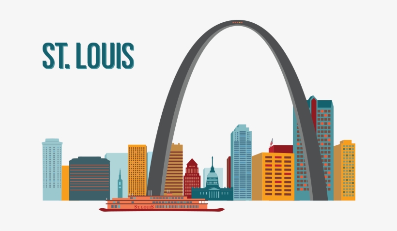 Louis, Missouri - St Louis Skyline Png, transparent png download
