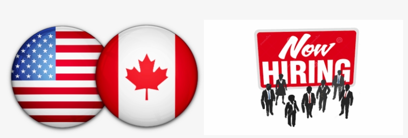 Now-hiring - Canada Flag, transparent png download