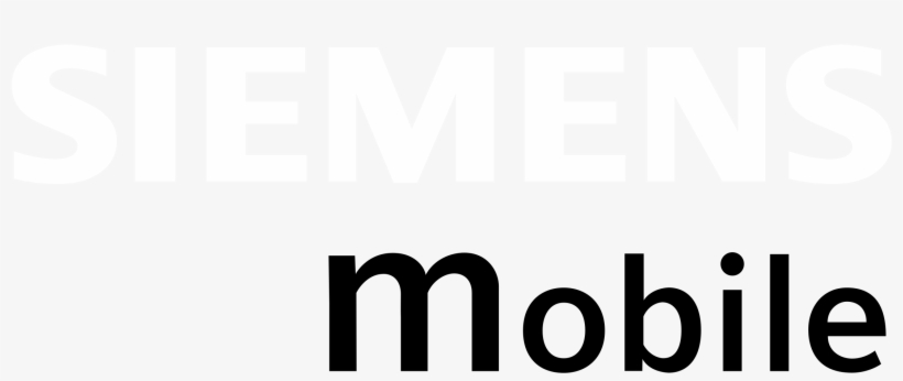Siemens Mobile Logo Black And White - Siemens, transparent png download