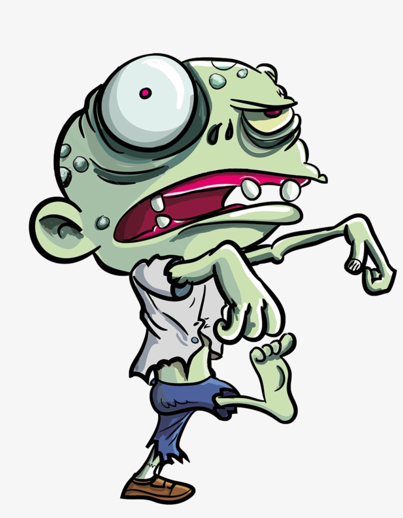 Cartoon Zombie Png Background Image - Zombie Cartoon, transparent png download