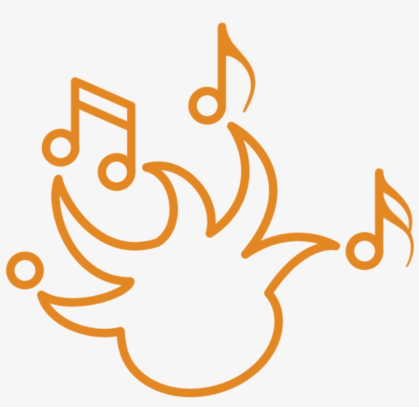 Music Fest Logo Orange 2018 - Music, transparent png download