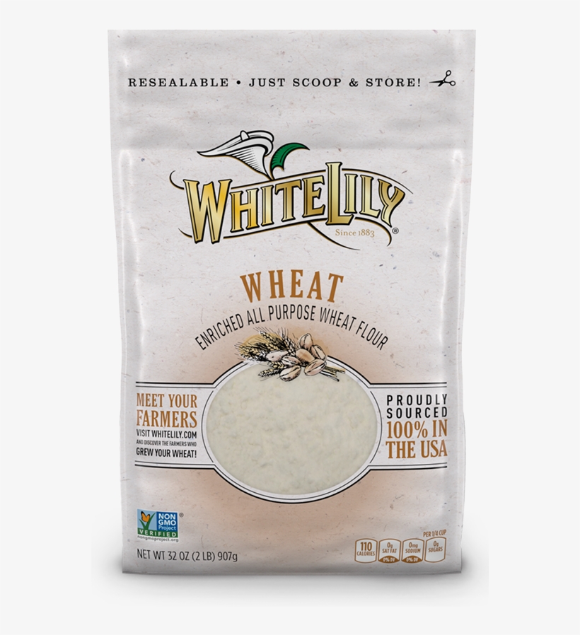 Grain Clipart Wheat Flour - White Lily Flour, Wheat, Enriched All Purpose - 4 Lb, transparent png download