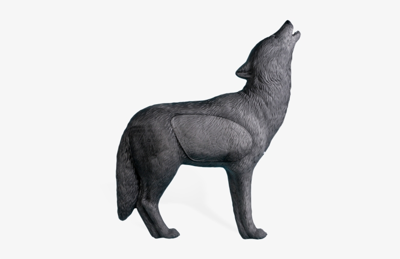 Grey Wolf Transparent Background - Rinehart 3d Target, transparent png download