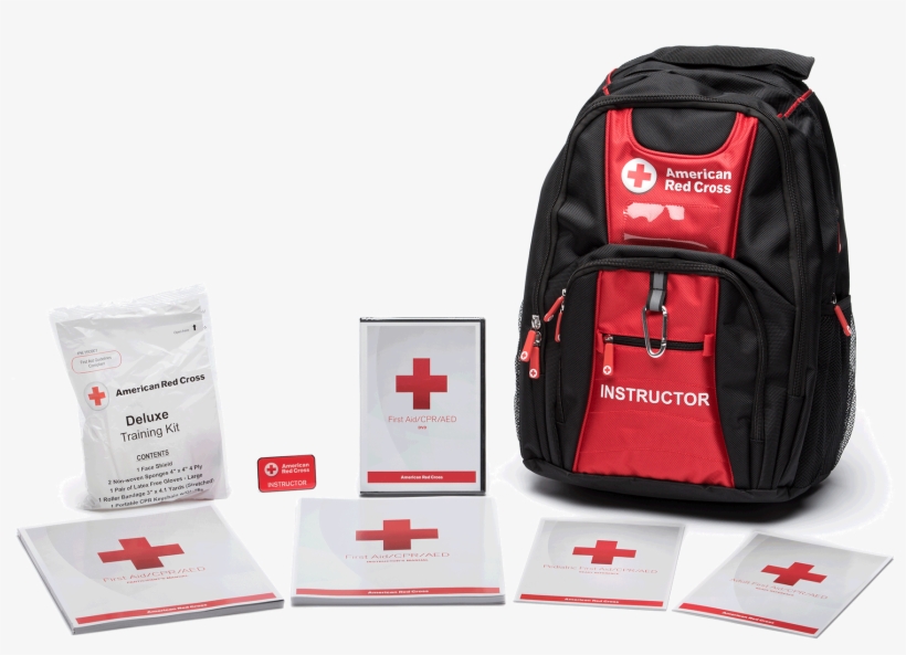 First Aid/cpr/aed Deluxe Instructors Kit With Backpack American Red