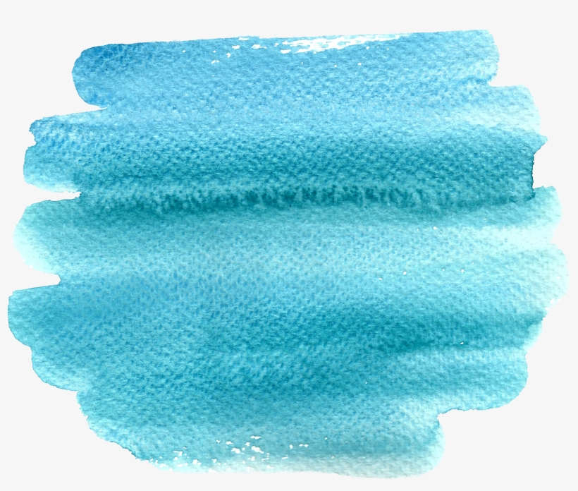 Blue Watercolor Painting Brush - Watercolor Brush Stroke Png, transparent png download