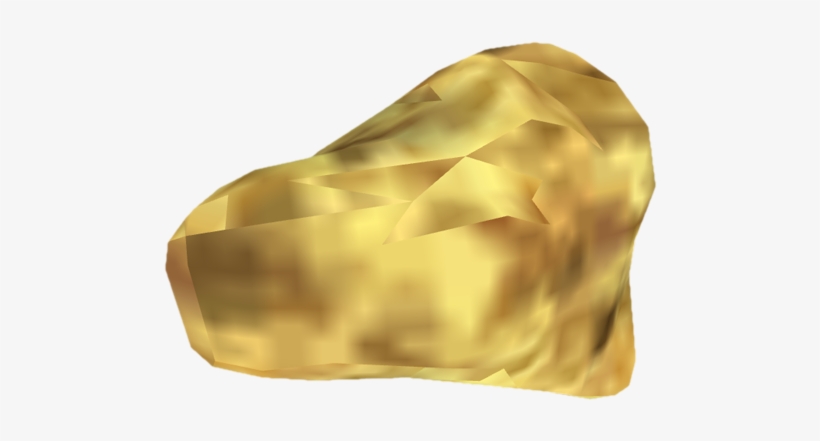 Oblivion Gold Nugget - Crystal, transparent png download