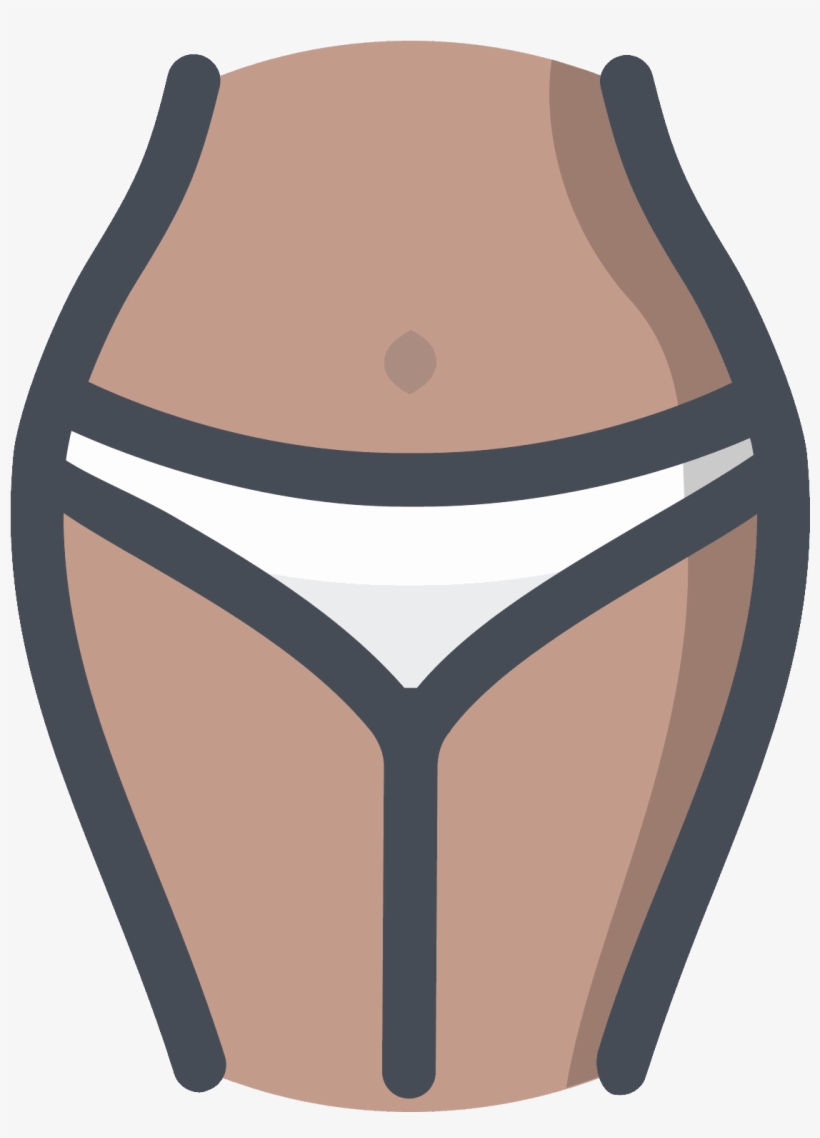 Black Women Panties Icon, transparent png download