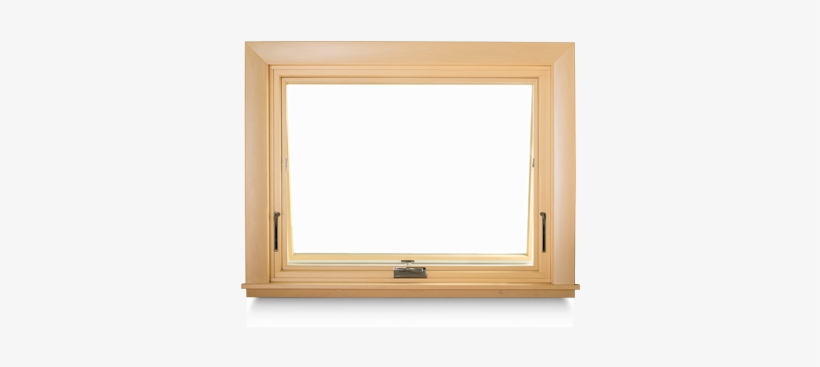 Awning Windows Are Hinged At The Top And Open From - Wood, transparent png download
