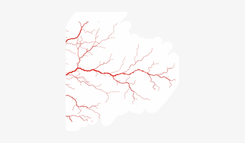 Blood Sexy Red Vessel Streak Steack Blue Tree Horror - Picsart Photo Studio, transparent png download