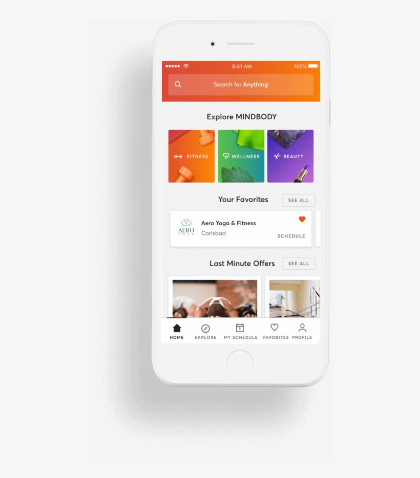Fitness - Mindbody App, transparent png download