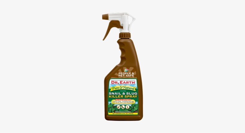 100% Pure & Natural Hand Crafted Blend - Dr Earth 022017 Snail And Slug Killer Spray Rtu - 24, transparent png download