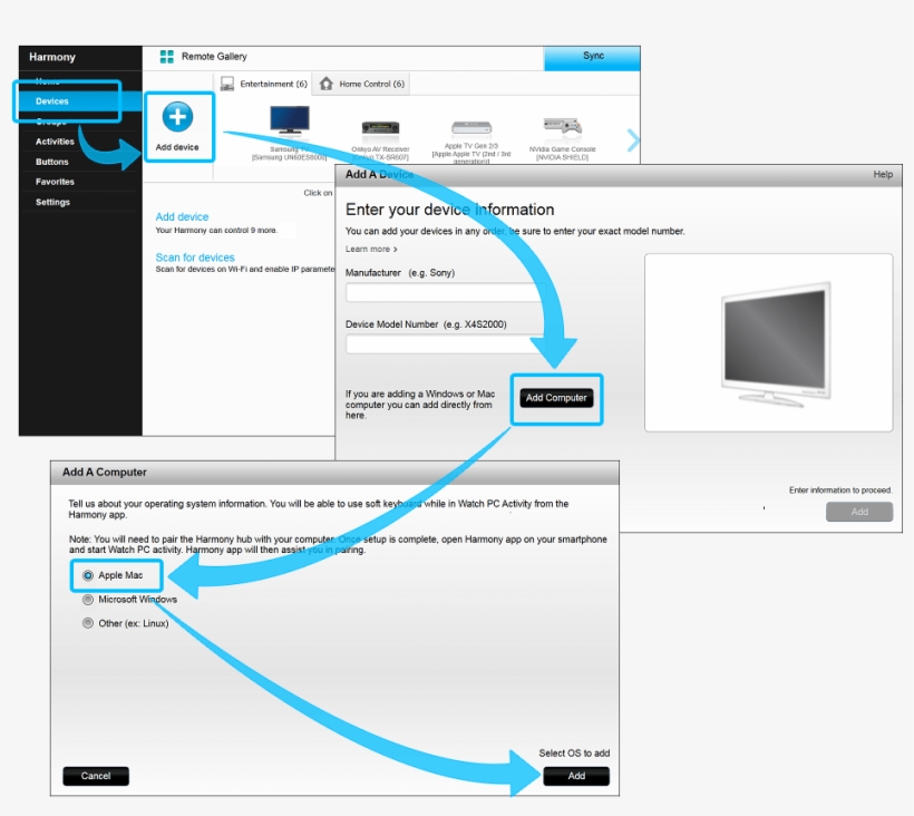 Harmony Desktop Software - Software, transparent png download