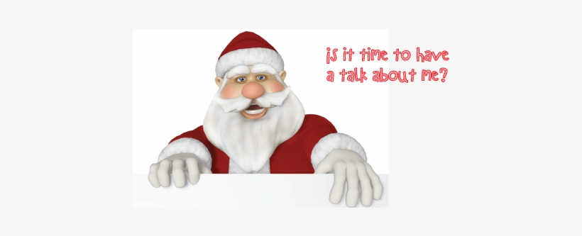 How To Talk To Your Child When They Ask If Santa Is - Santa Claus, transparent png download