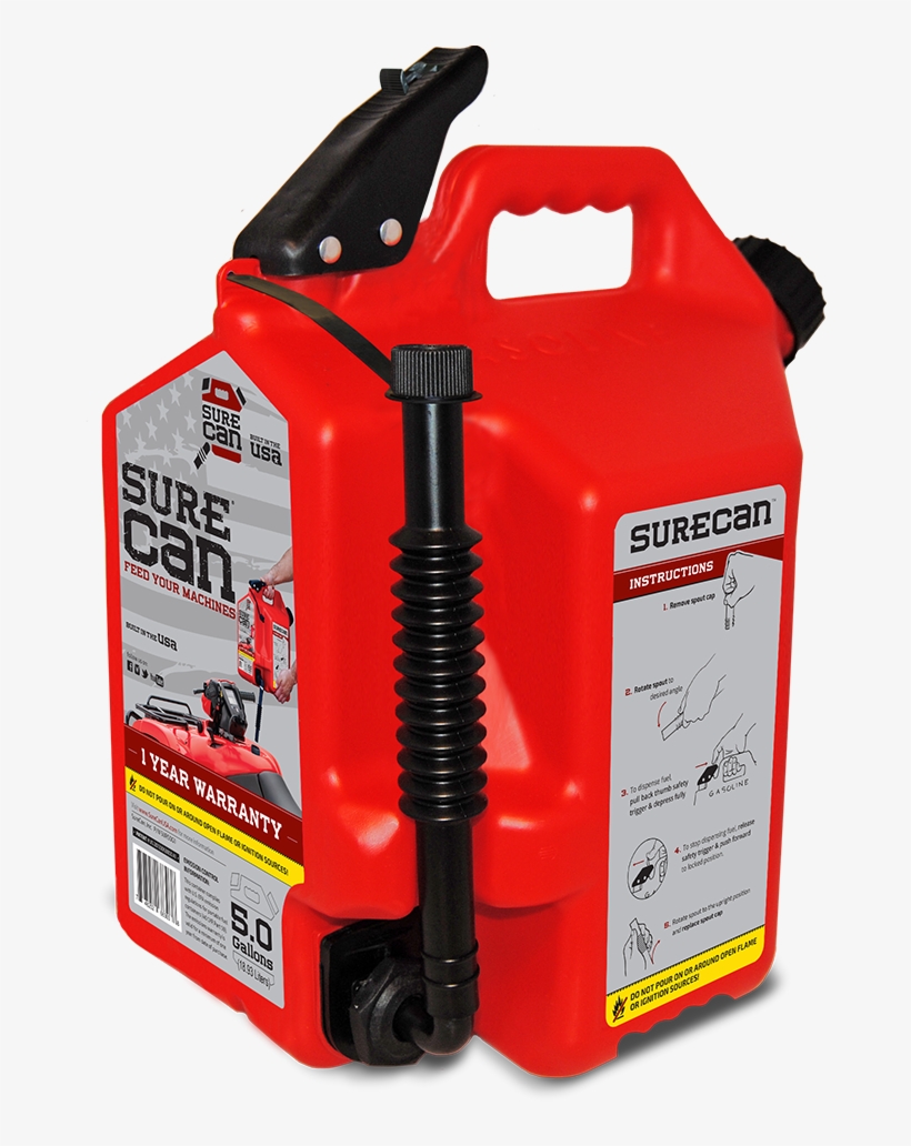 Sure-can - Surecan 5.0 Gallon Gas, Red, transparent png download