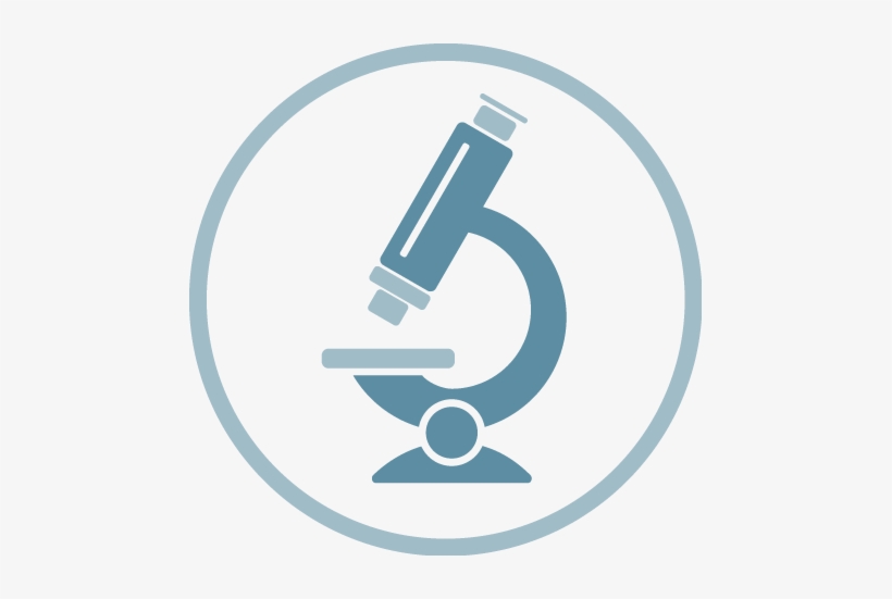 Icon Dna Microscope Medical Laboratory Microscope Logo Png PNG Image