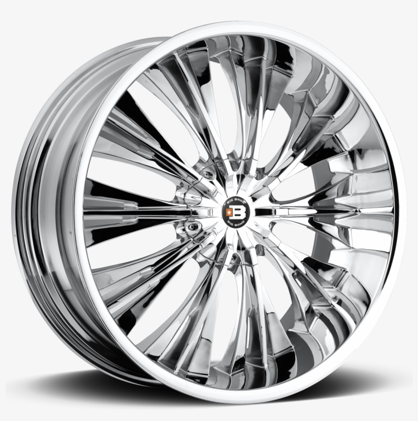 Chrome - Big Bang Bb5 Wheels Chrome, transparent png download
