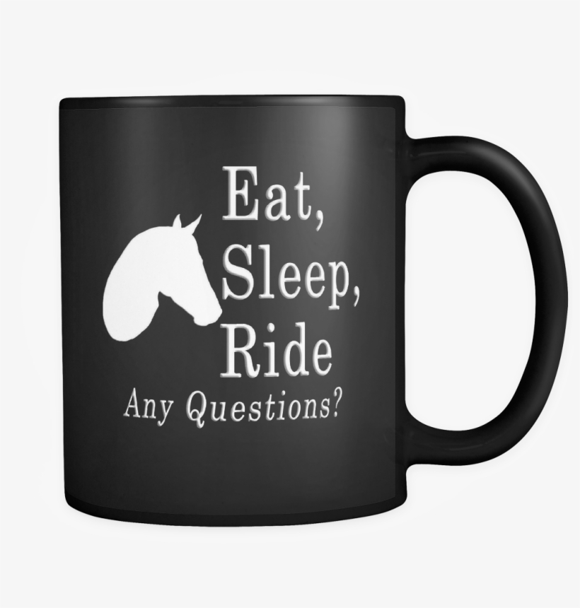 Horse Coffee Mug, "eat, Sleep, Ride - Software Development Process Mug, transparent png download