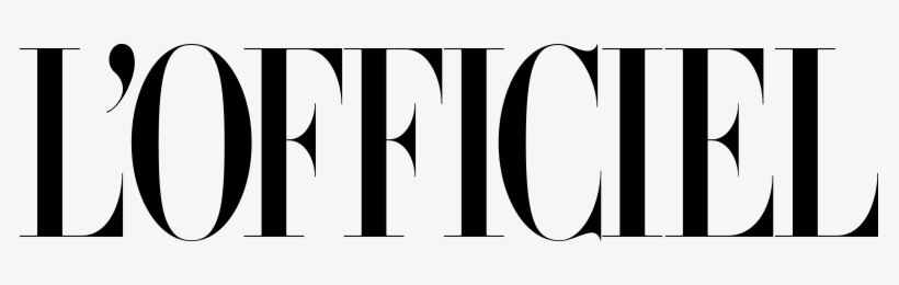 Officiel Logo Dark - L Officiel Magazine Logo, transparent png download
