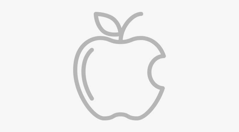 Apple Icon Dark - Icon, transparent png download