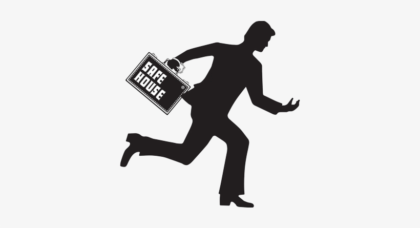 Milwaukee's Spy Themed Restaurant Hq - Spy Running Silhouette, transparent png download