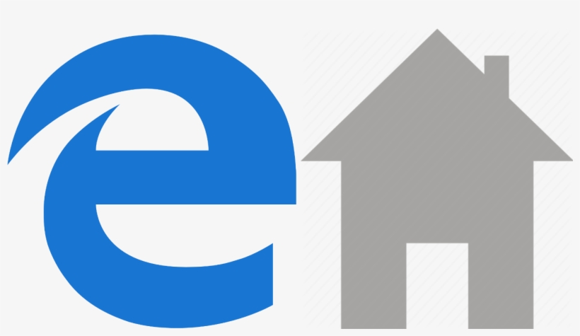 How To Change The Homepage In Microsoft Edge Home Button - Microsoft Edge Icon White, transparent png download