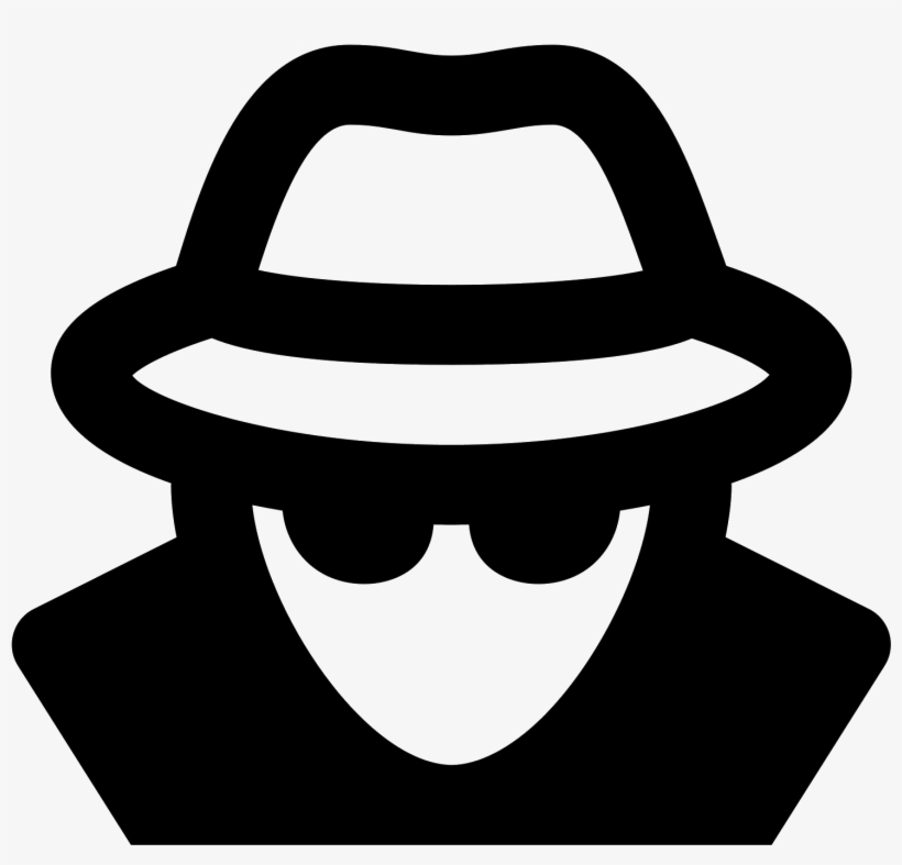 The Icon Depicts A Male Dressed In A Trench Coat - Spy Icon, transparent png download