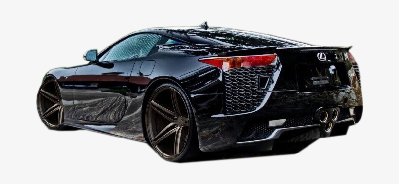Share This Image - Lexus Black Sports Cars, transparent png download