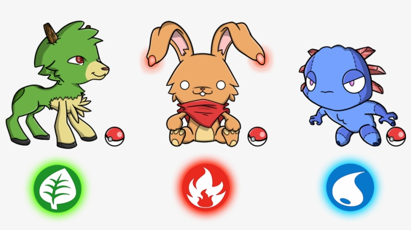 Macaroons Drawing Pokemon Starter Graphic Library Stock - Original Pokemon Starters, transparent png download