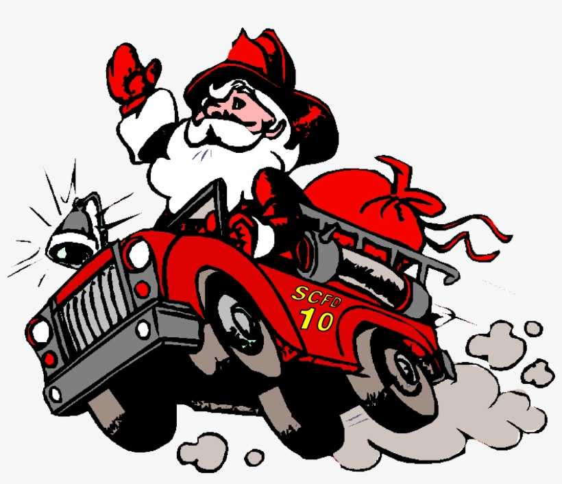 Silver Creek Fire Department - Fire Truck Merry Christmas, transparent png download