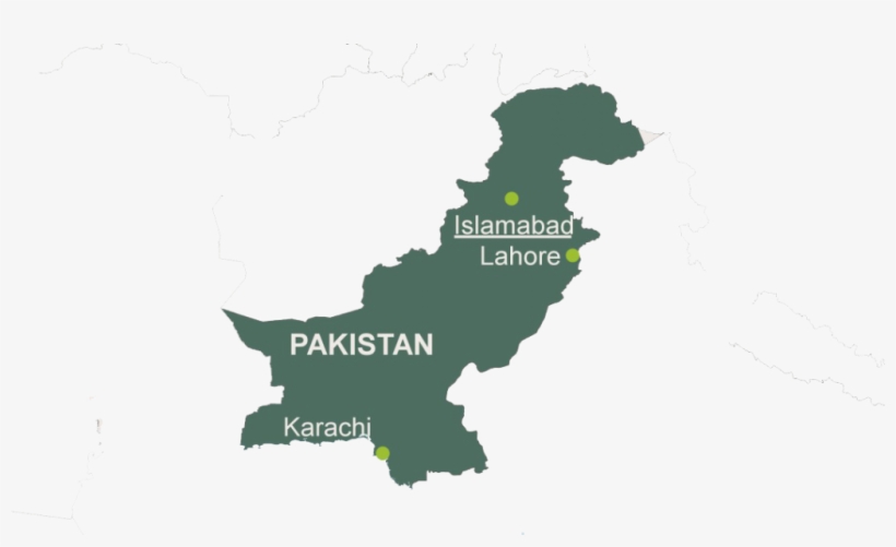 Pakistan Map Png Image - Pakistan Flag Map, transparent png download