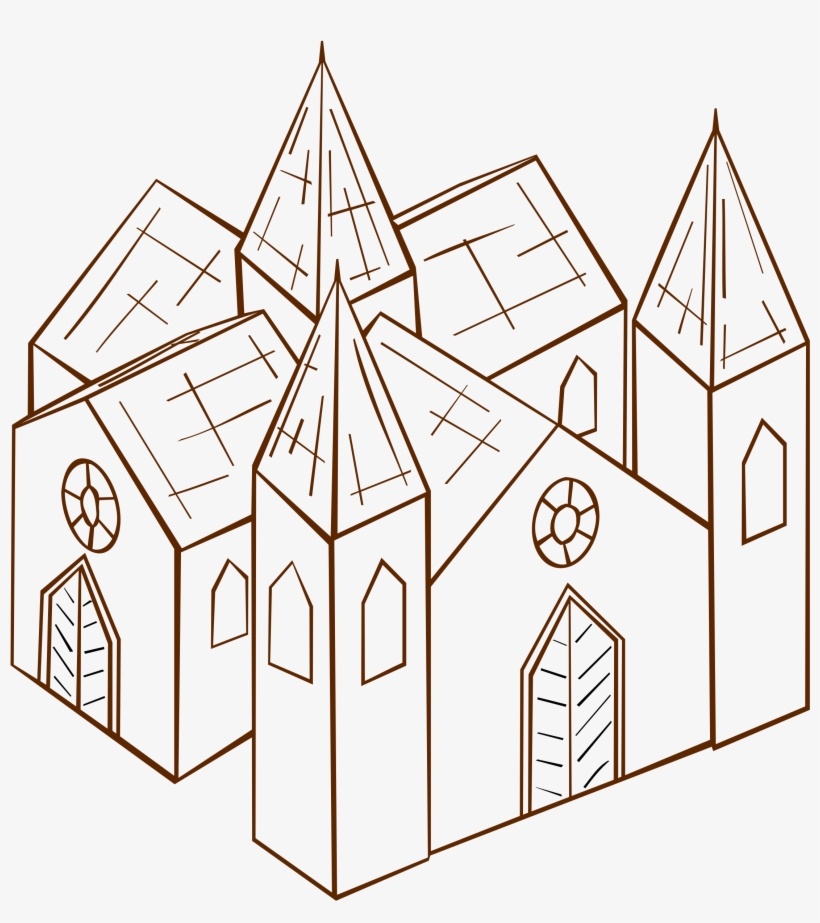 Image Royalty Free Library Clipart Rpg Map Symbols - Cathedral Clip Art, transparent png download
