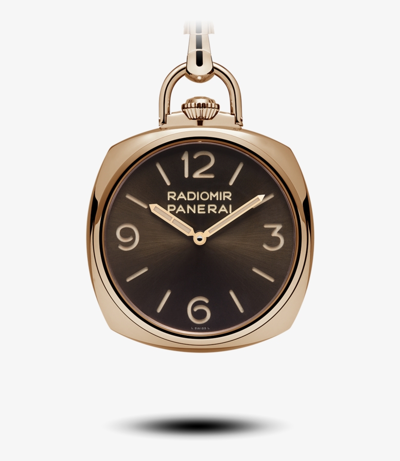 Pocket Watch 3 Days Oro Rosso - Panerai Pocket Watch Stand, transparent png download