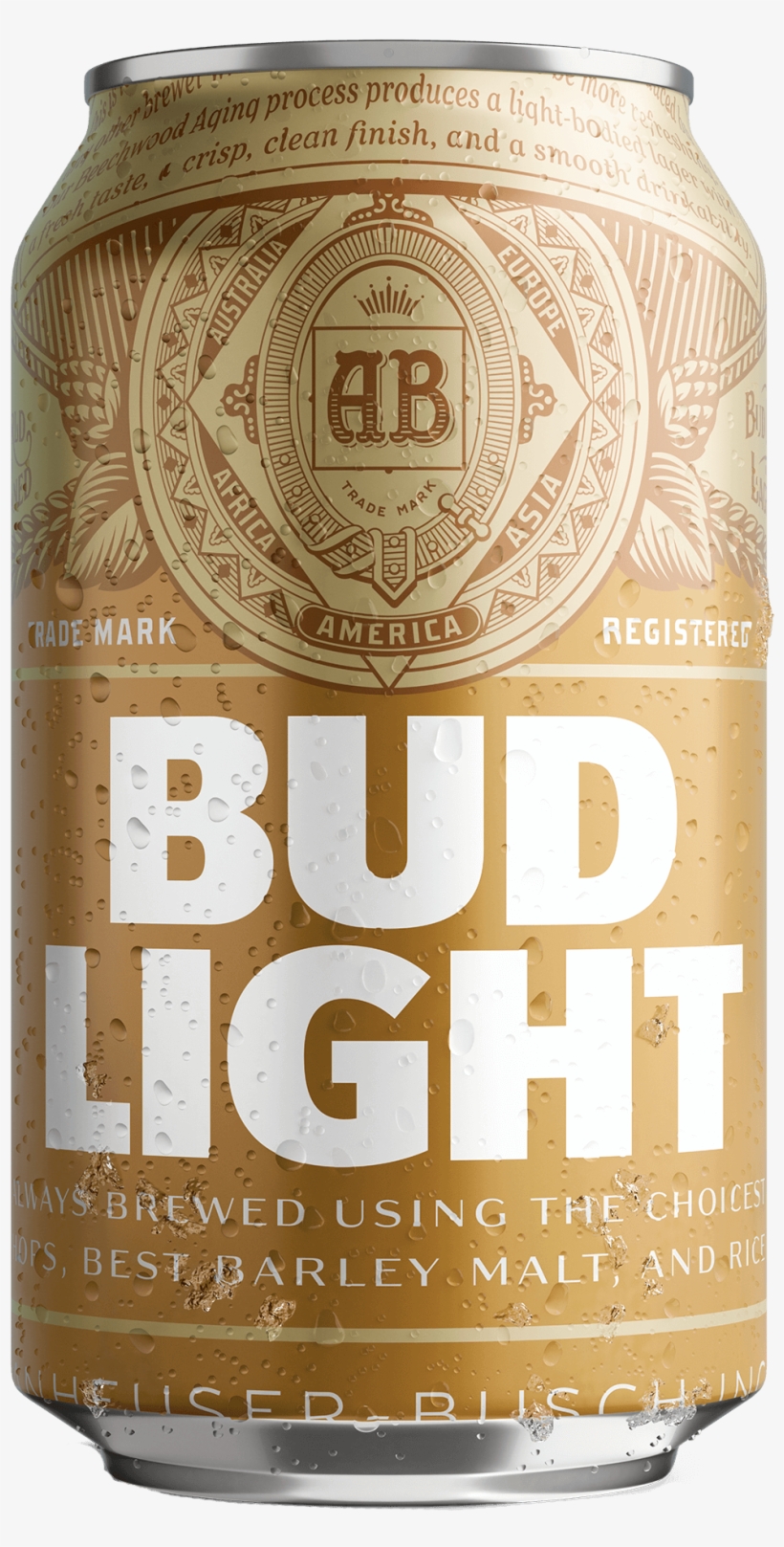 Bud Light Gold Can - Bud Light, transparent png download