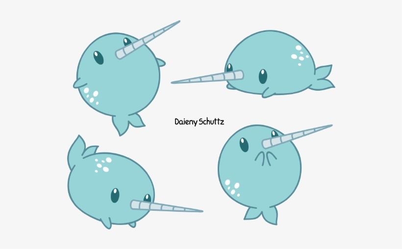 Vector Library Download Chibi By Daieny On Deviantart - Narval Kawaii, transparent png download