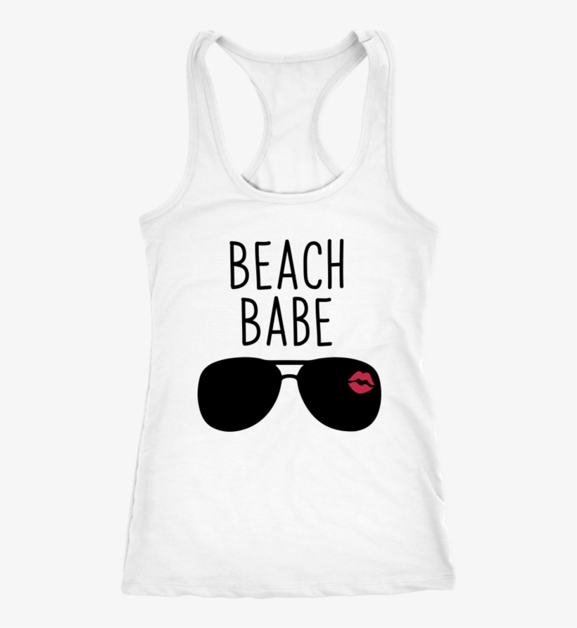 Beach Babe Lips - Active Tank, transparent png download