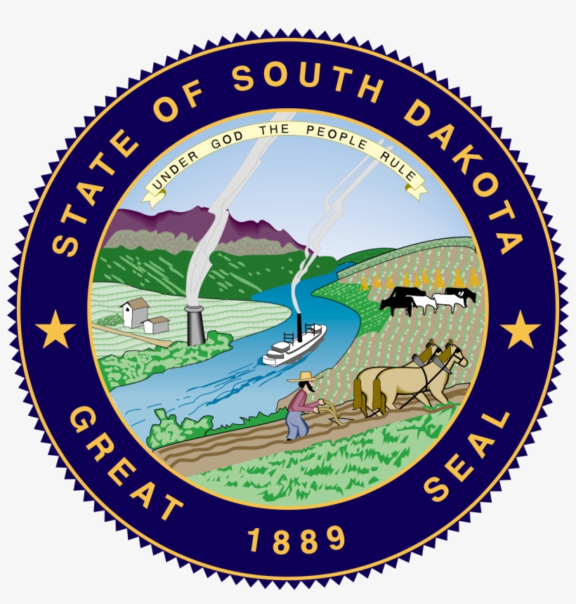South Dakota Senate Wikipedia - South Dakota Seal, transparent png download