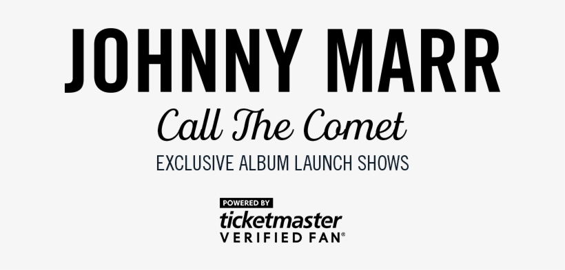 Johnny Marr Call The Comet, transparent png download