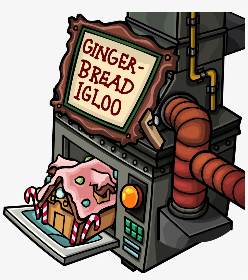 Deluxe Gingerbread House Oven - Portable Network Graphics, transparent png download