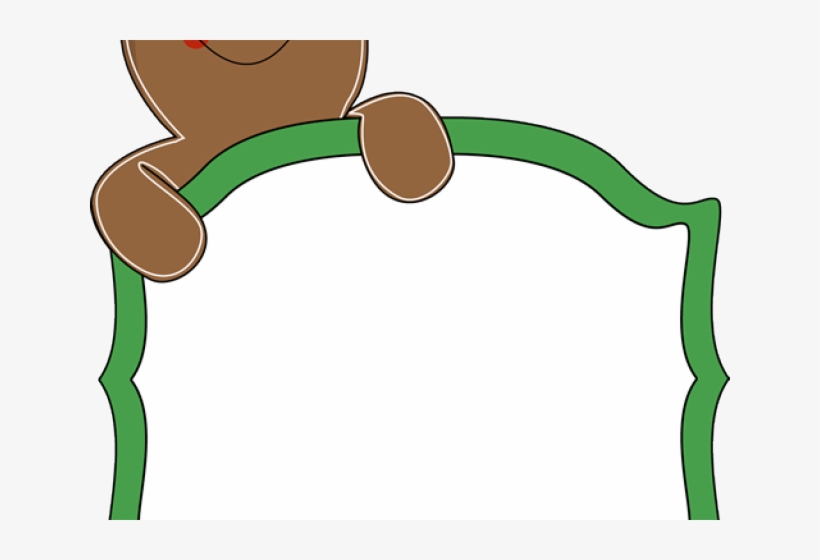 Gingerbread Clipart Sign - Gingerbread Man, transparent png download