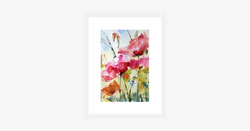 Laca 2cm Branca - Watercolor Painting, transparent png download