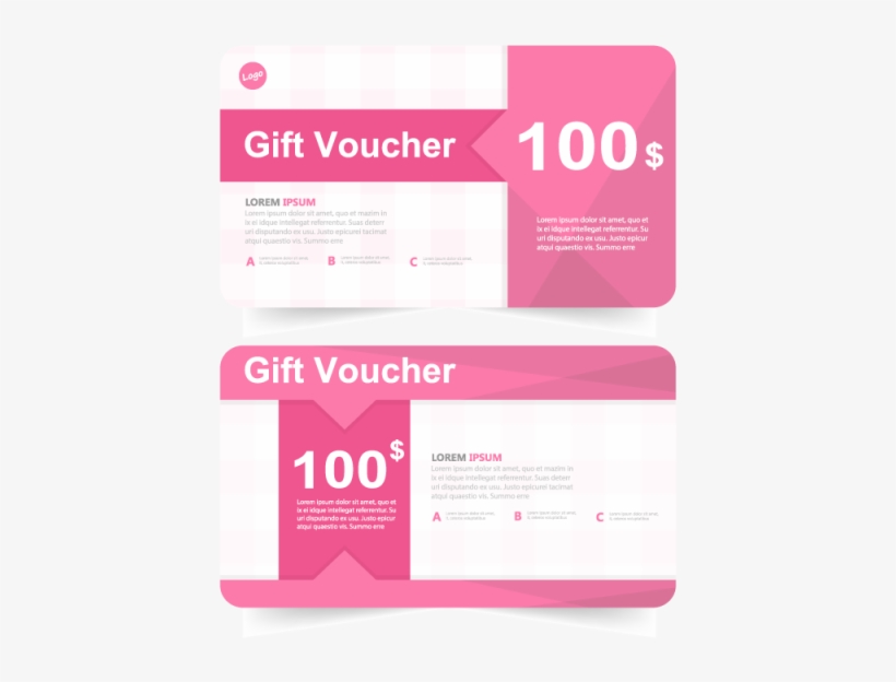 Colorful Gift Voucher Template With Colorful Pattern - Gift Card, transparent png download