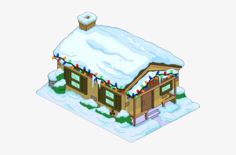 Christmas Brown House - House, transparent png download