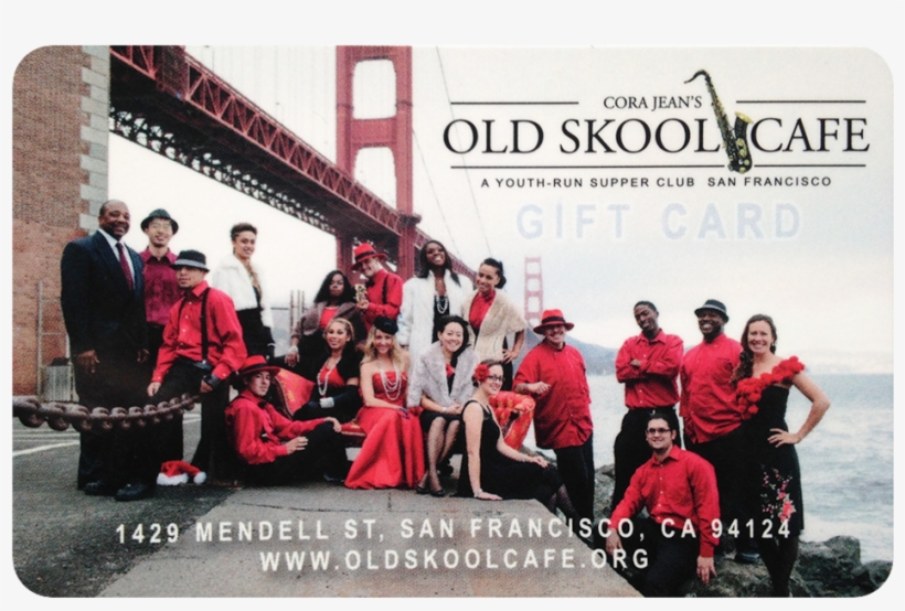 Oldskoolcafe-giftcard - Golden Gate Bridge, transparent png download