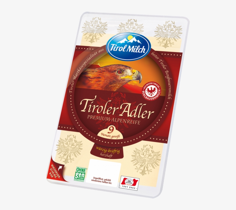 Tiroler Adler Cheese Slices 115g - Tirol Milch, transparent png download