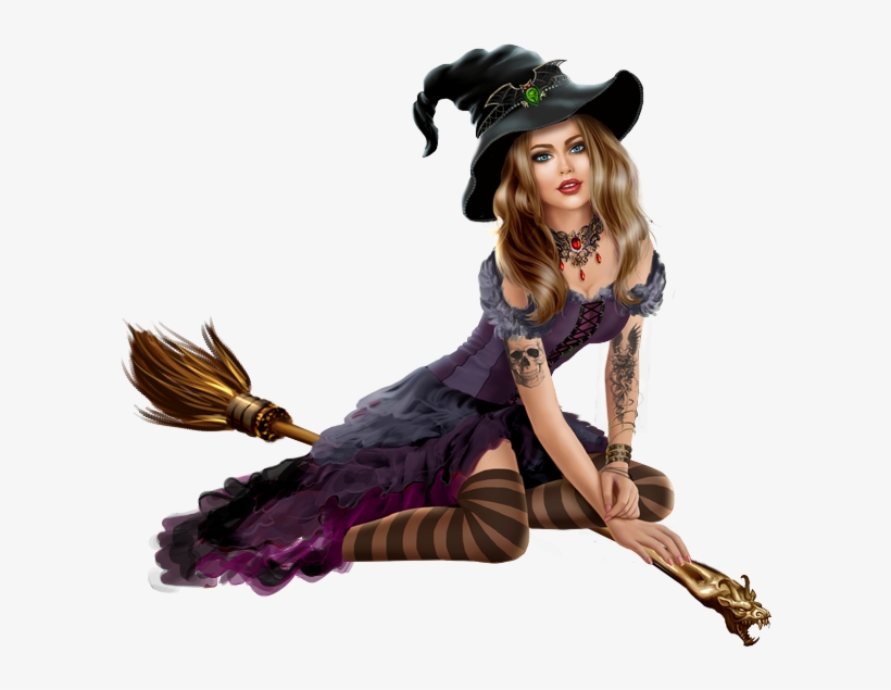 Halloween Czarownica Tube - Witches Halloween Png, transparent png download